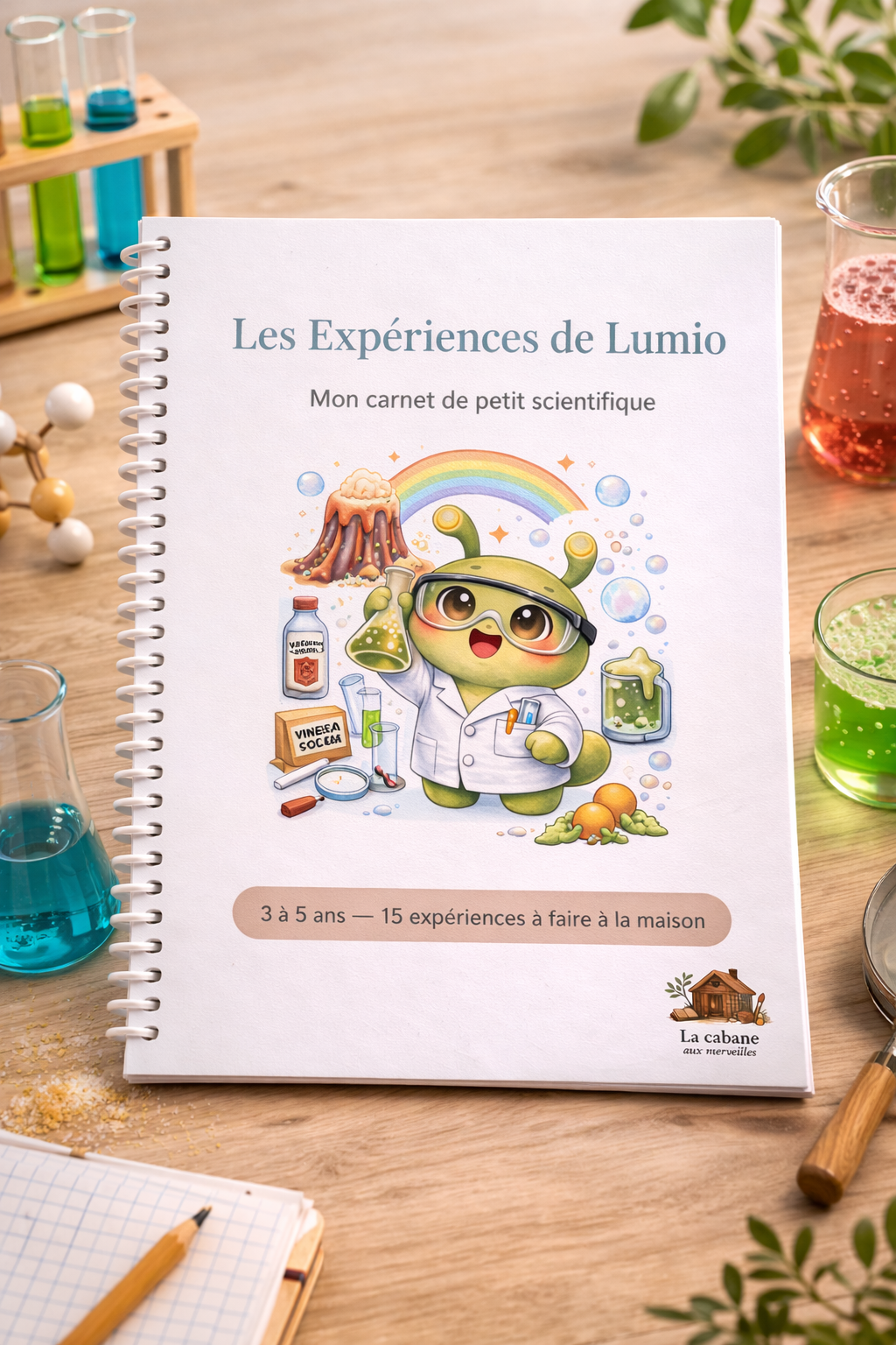 Les Expériences de Lumio — Carnet de petit scientifique 3-5 ans