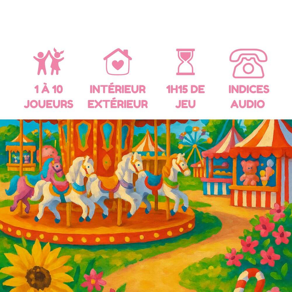 Coffret enquête - Le ticket d’Or de la fête foraine - 9/11 ans