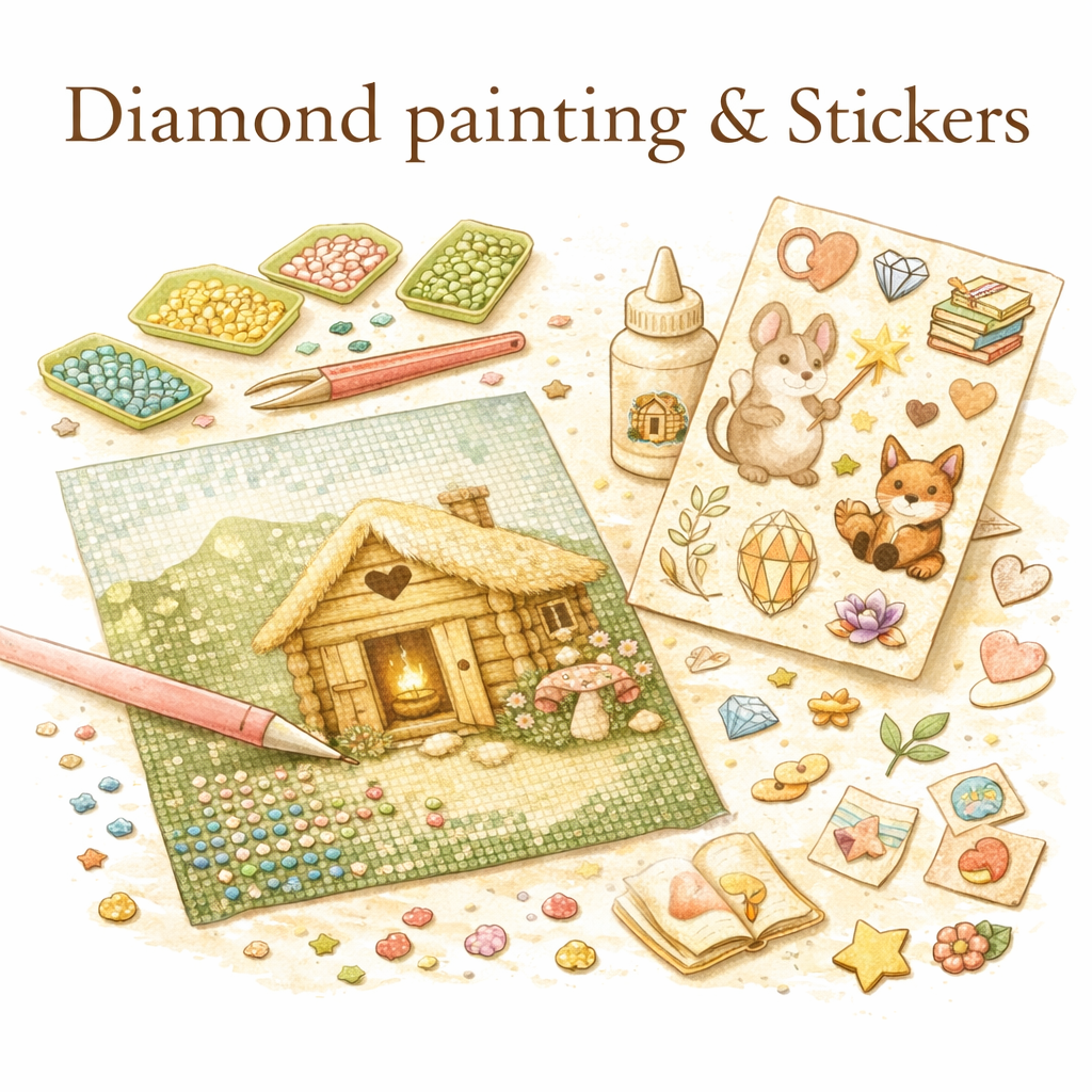 Diamond painting & Stickers