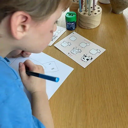 Guides de dessin - Skal vi tegne? - Animaux de la campagne - Dès 4 ans