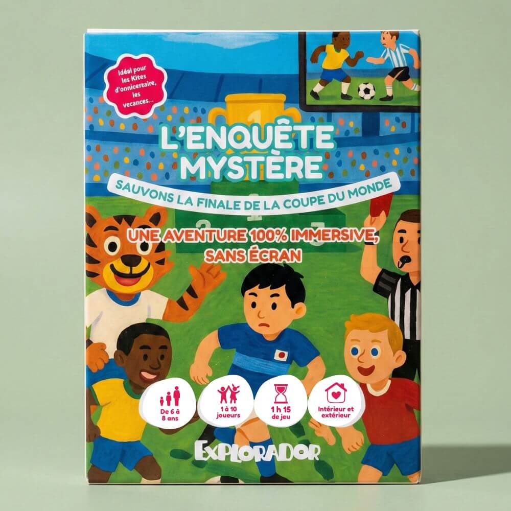 Coffret enquête - Sauvons la Finale de la Coupe du Monde - 6/8 ans