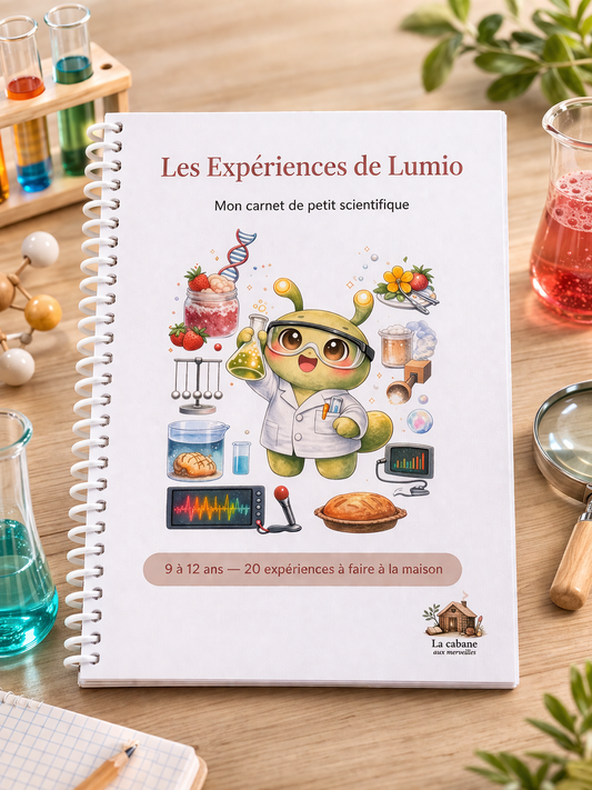 Les Expériences de Lumio — Carnet de jeune scientifique 9-12 ans