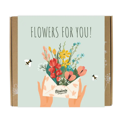 Coffret « Des fleurs pour toi » — 9 Bombes de Graines Colorées