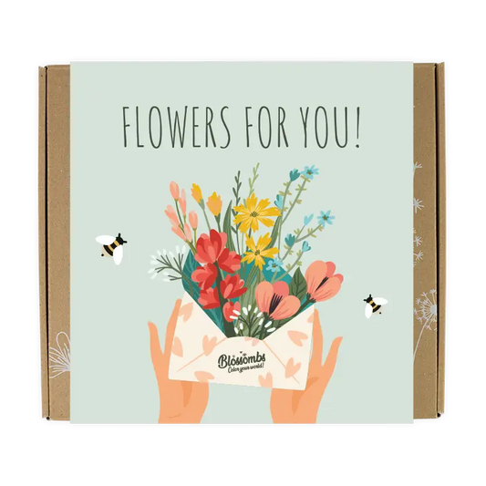 Coffret « Des fleurs pour toi » — 9 Bombes de Graines Colorées