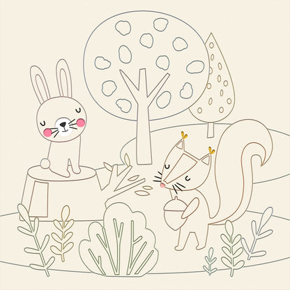 Images à gratter magiques — Amis de la forêt 🌿 - Dès 5 ans