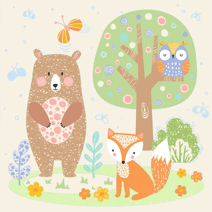 Images à gratter magiques — Amis de la forêt 🌿 - Dès 5 ans