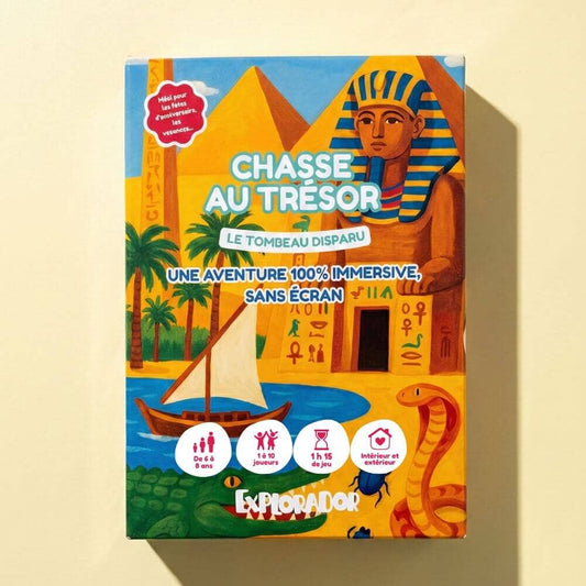 Coffret chasse au trésor - Le tombeau disparu - 6/8 ans