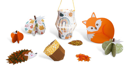 Kit de bricolage en papier — Woodland Friends 🌿 - Dès 7 ans