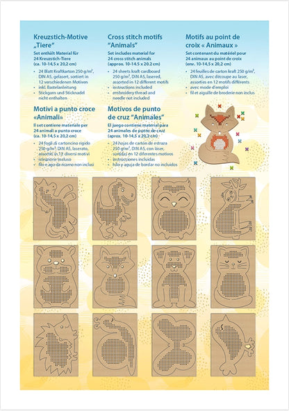 Motifs d'animaux pour point de croix 🐾 Dès 6/7 ans