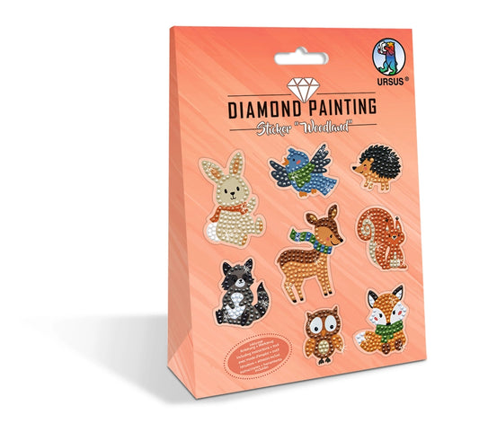 Sticker de peinture au diamant — Woodland 🌿 - Dès 6 ans