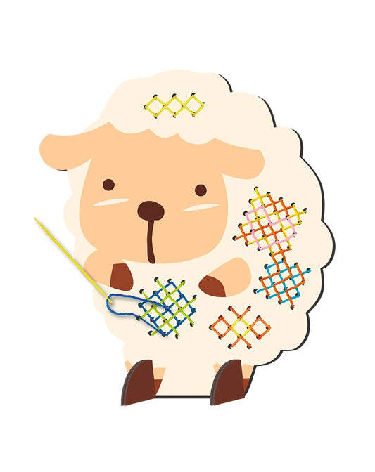 Kit de broderie au point de croix —  Mouton 🐑 Dès 5 ans
