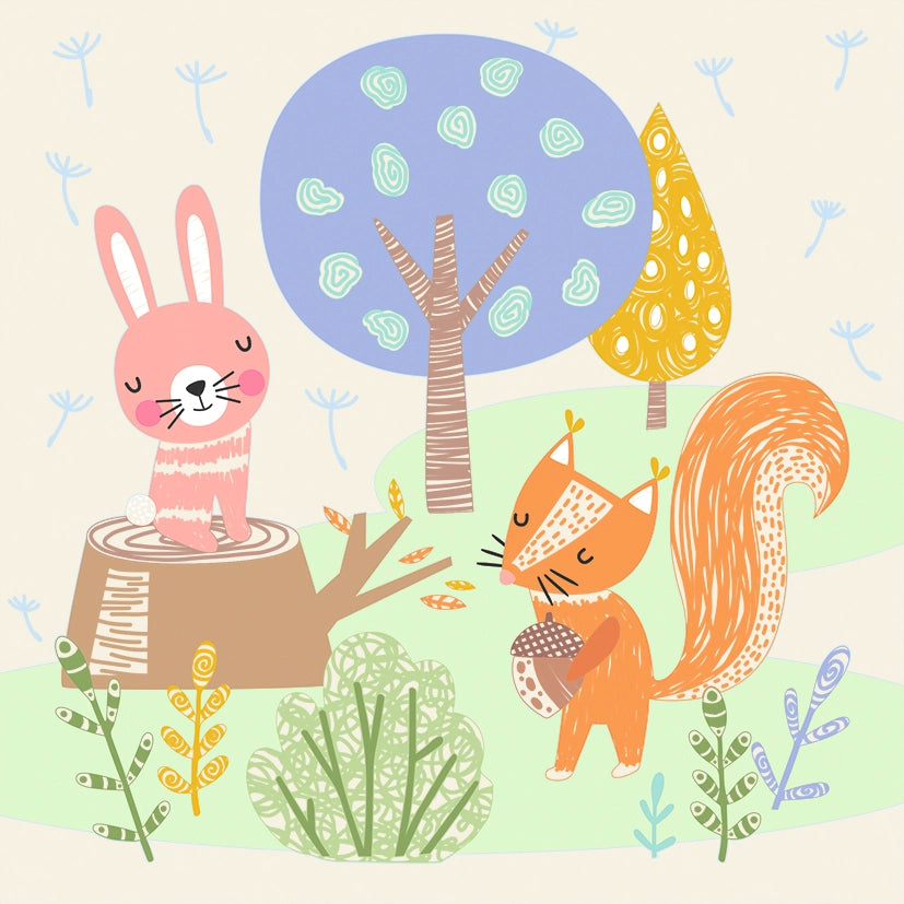 Images à gratter magiques — Amis de la forêt 🌿 - Dès 5 ans