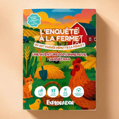 Coffret enquête - Où est passée Pépette la poule - 4/5 ans