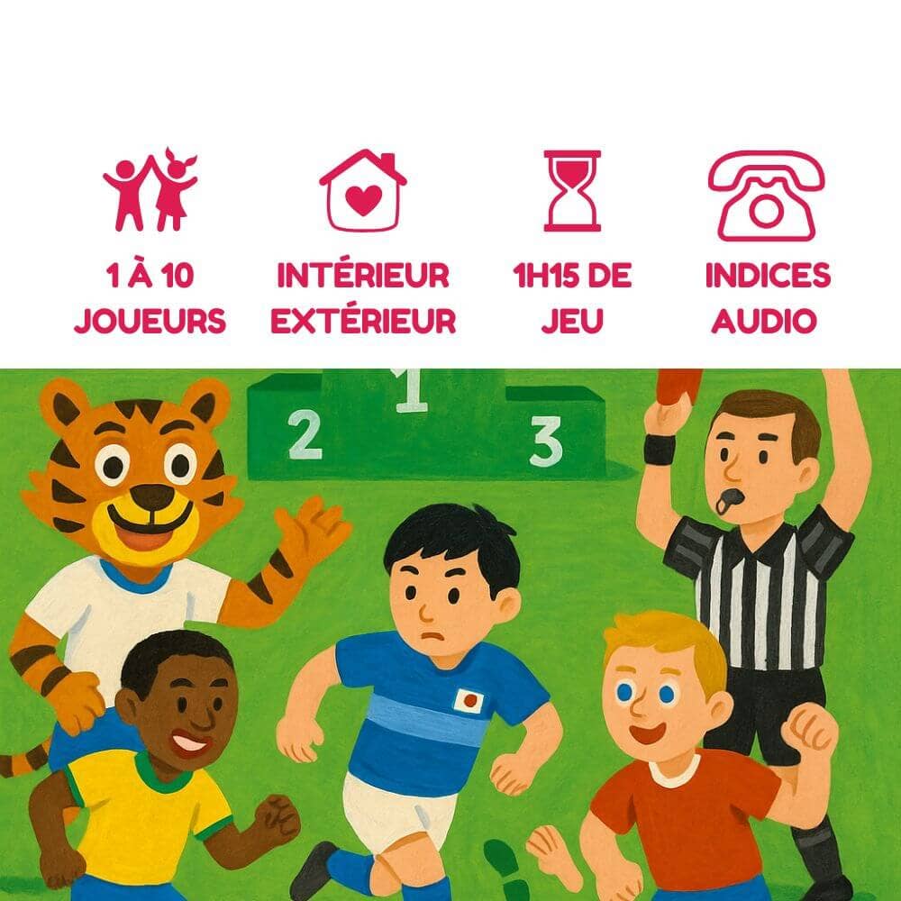 Coffret enquête - Sauvons la Finale de la Coupe du Monde - 6/8 ans