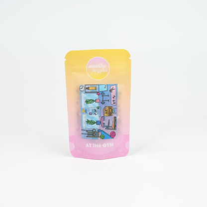 À la salle de sport - Mini puzzle 99 pièces - Dès 6 ans