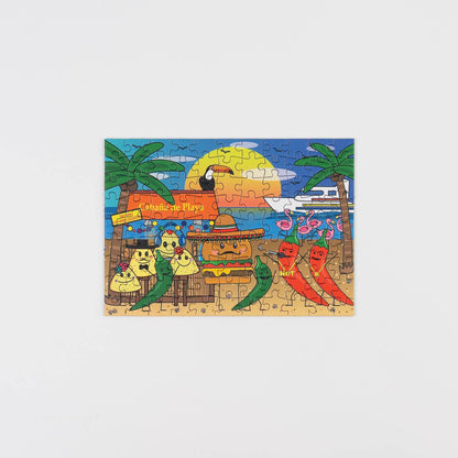 Cabane à la plage - Mini puzzle 99 pièces - Dès 6 ans