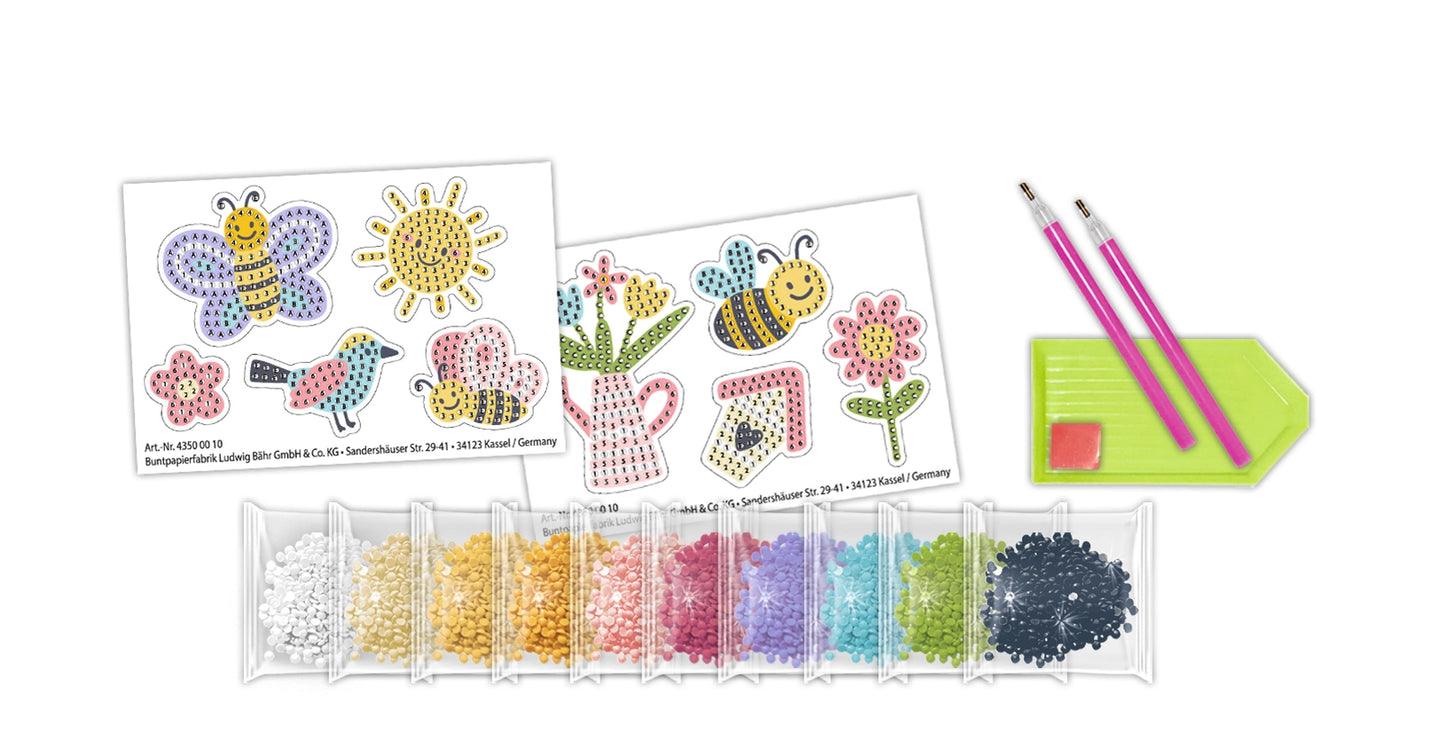 Sticker de peinture au diamant — Jardin 🌸 - Dès 6 ans
