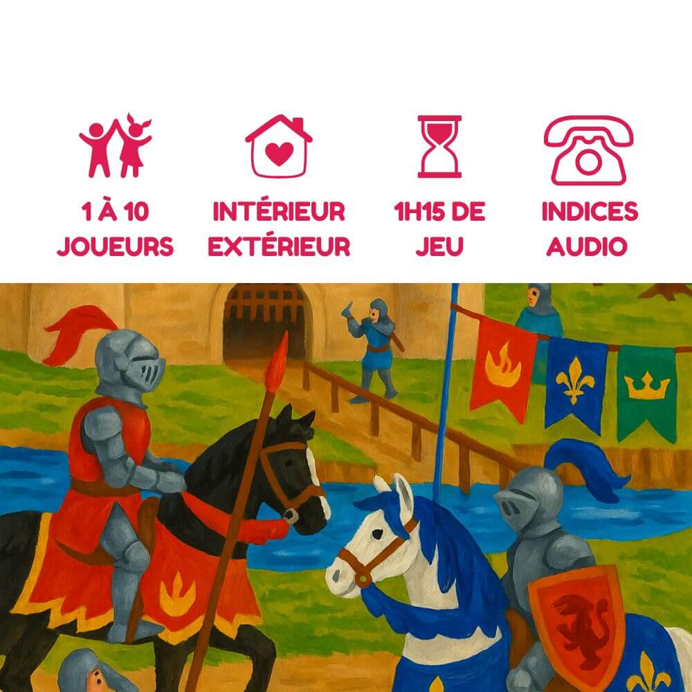 Coffret enquête - Sauvons le tournois des chevaliers - 6/8 ans