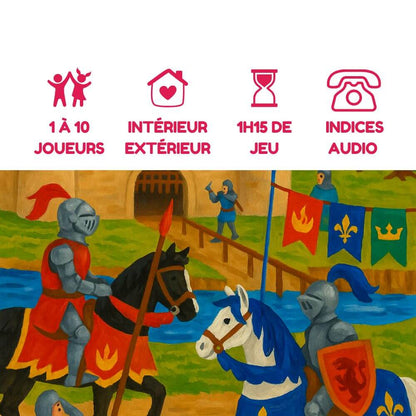 Coffret enquête - Sauvons le tournois des chevaliers - 6/8 ans