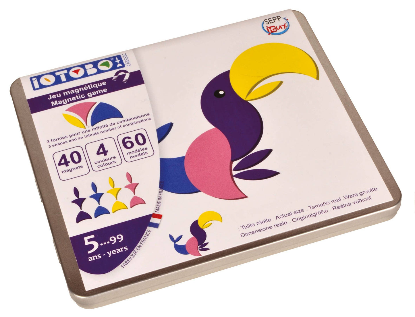Jeu magnétique de voyage : iOTOBO Toucan - Dès 5 ans