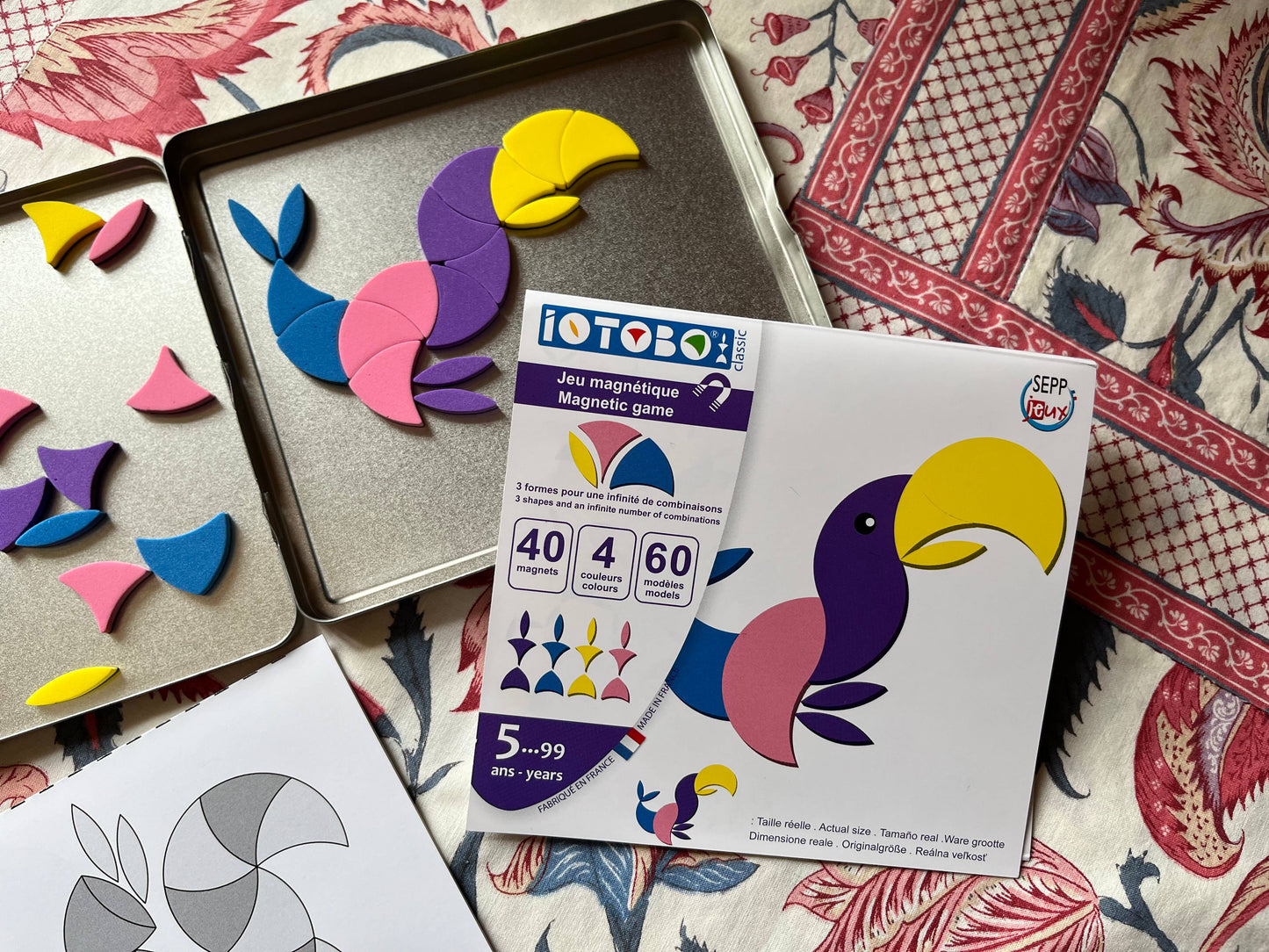 Jeu magnétique de voyage : iOTOBO Toucan - Dès 5 ans