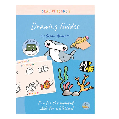 Guides de dessin - Skal vi tegne? - Animaux marins - Dès 6 ans