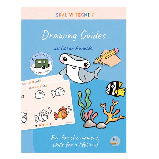 Guides de dessin - Skal vi tegne? - Animaux marins - Dès 6 ans